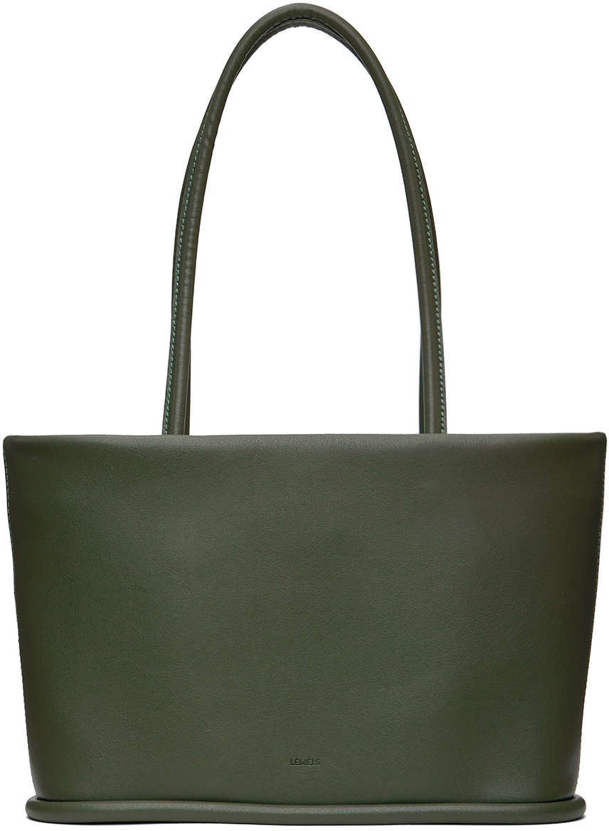 LÉMÉLS SSENSE Exclusive Green Medium Style Shopper Bag
