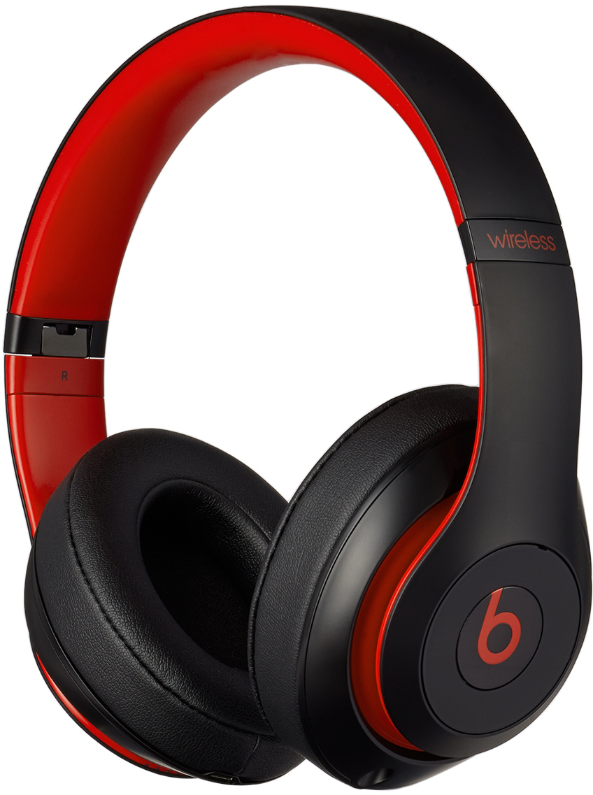 beats studio 3 black red