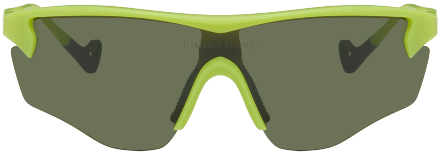 District Vision Green Junya Racer Sunglasses