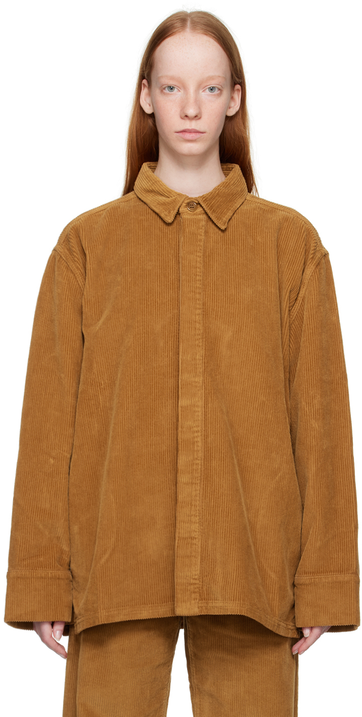 Baserange: Brown Indre Jacket | SSENSE