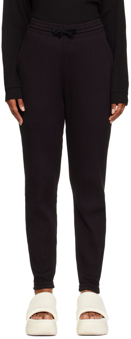 Black Organic Cotton Lounge Pants