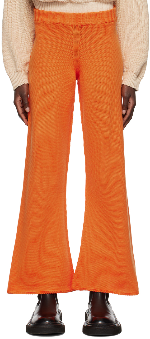 Baserange: SSENSE Canada Exclusive Orange Obeo Lounge Pants | SSENSE
