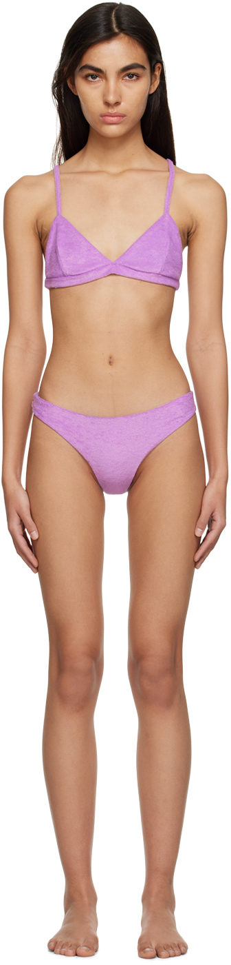 SSENSE Exclusive Purple Obeo Reversible Bikini