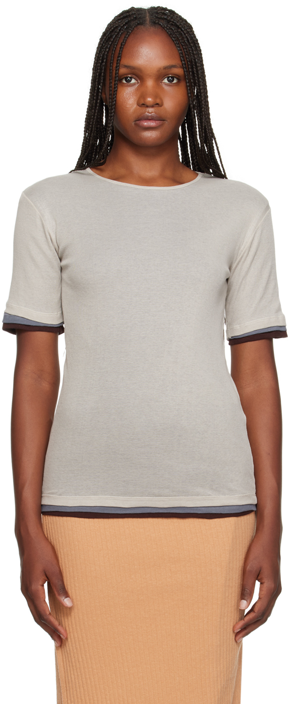 Baserange Gray Gene T-shirt In Z Ball Grey Combo