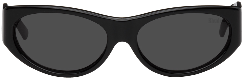 Rhude Black Agnelli Sunglasses