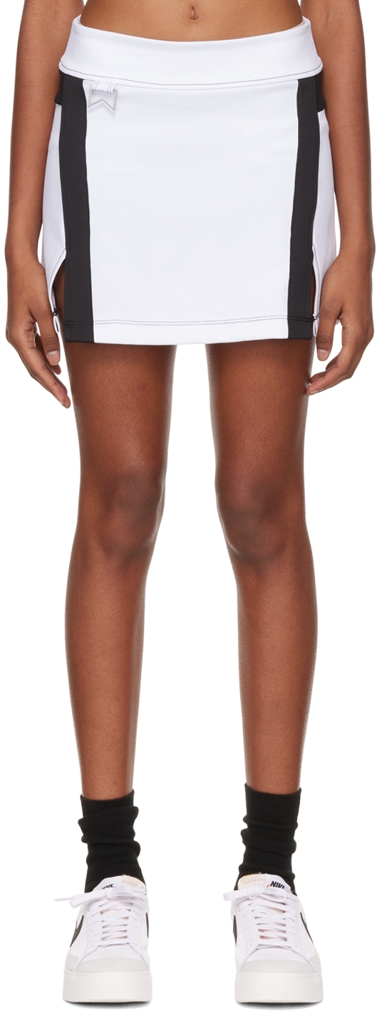 Rhude White & Black Classiques Sport Skirt