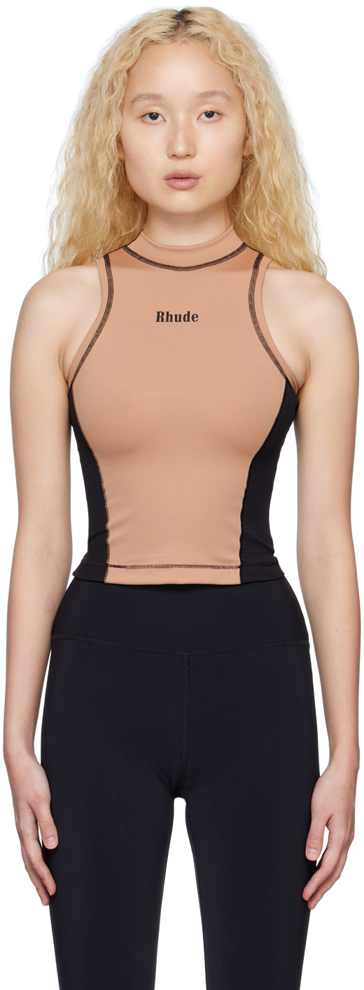 Rhude Pink Classiques Top In 1022 Nude/back