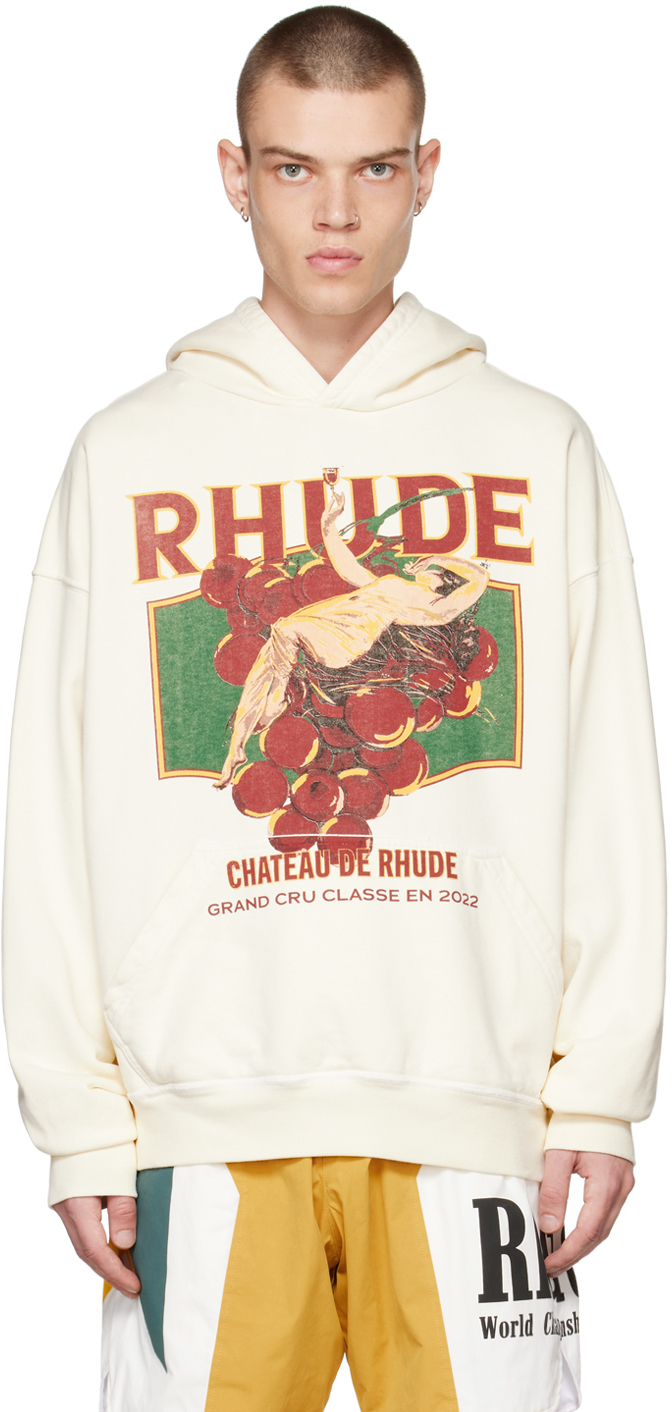 Off-White 'Château de Rhude' Hoodie by Rhude on Sale