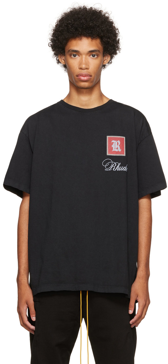 Rhude Black Monaco T-Shirt