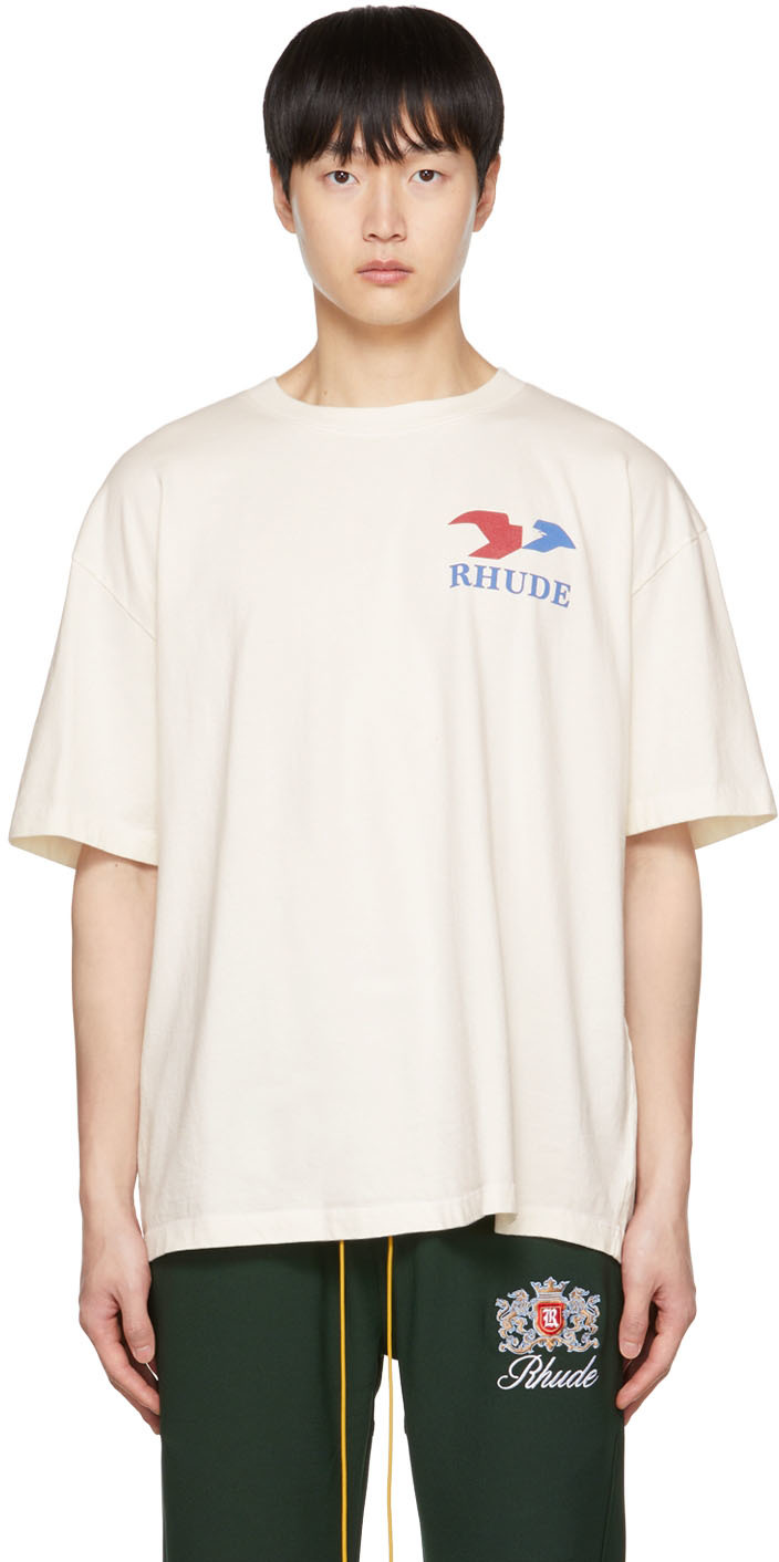 Rhude Off-White Rhude Of America T-Shirt