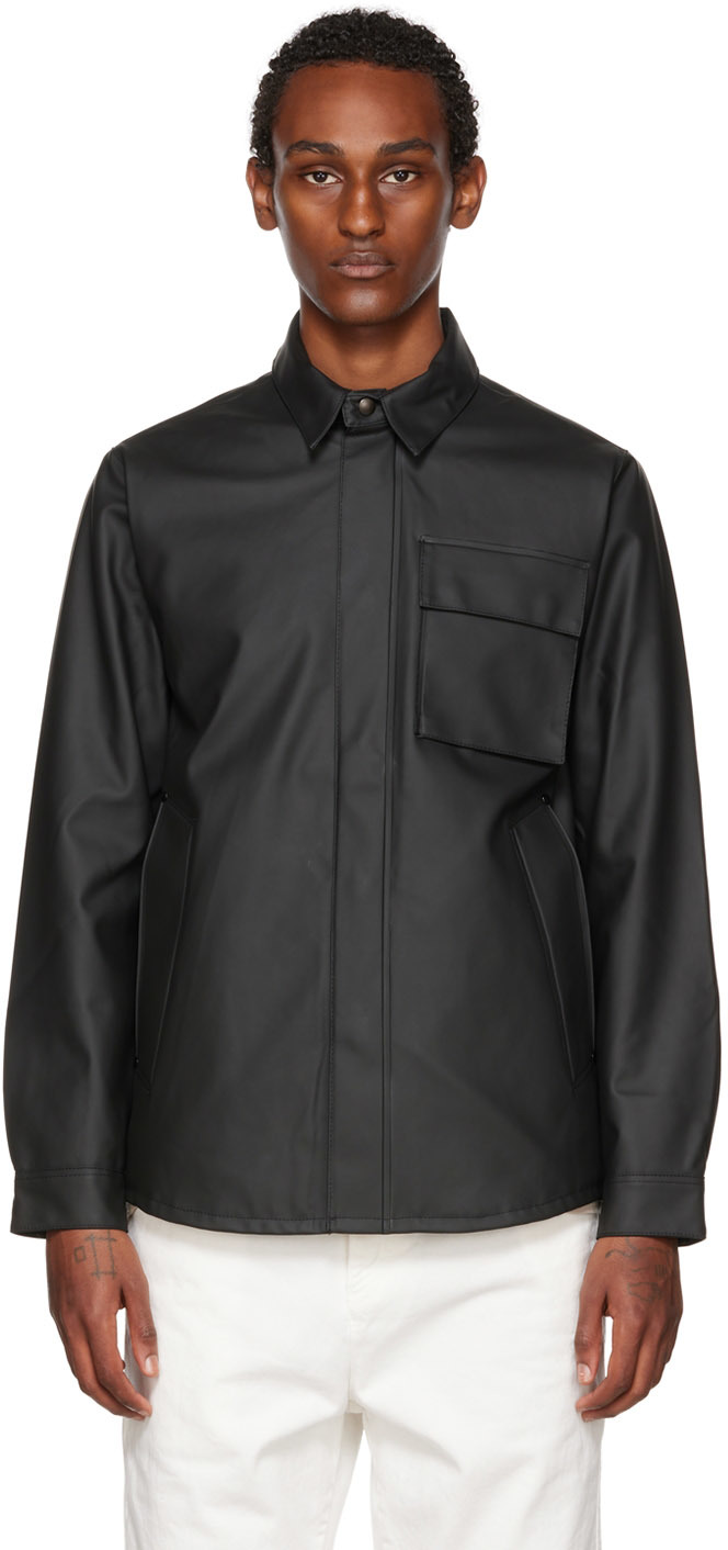 Stutterheim Black Ringen Jacket | Smart Closet