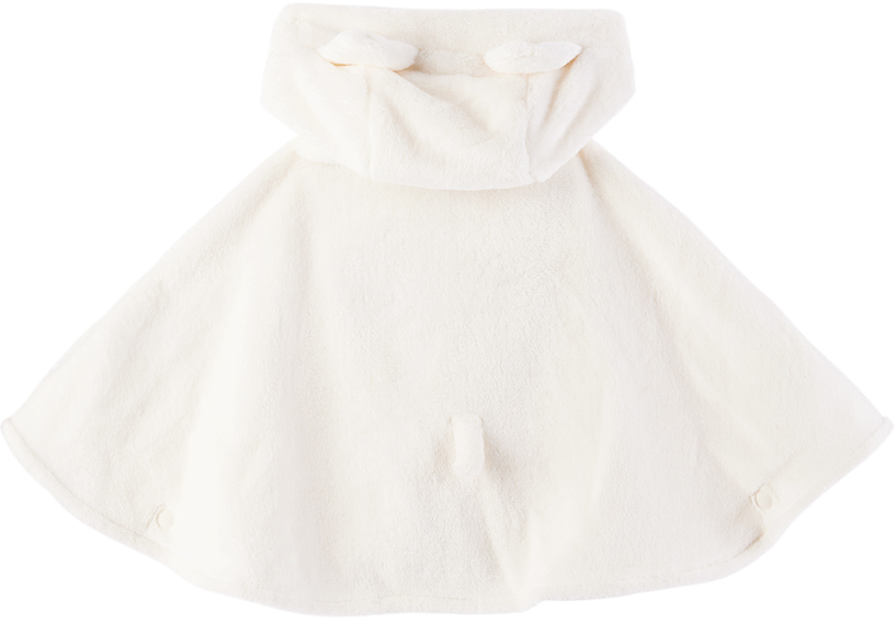 Anna Sui Ssense Exclusive Baby Off-white Cape In Off-white 03