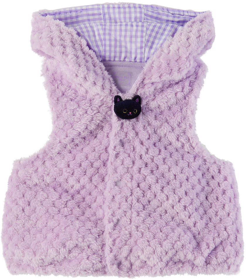 Anna Sui Mini Ssense Exclusive Baby Purple Vest In Lavender 61