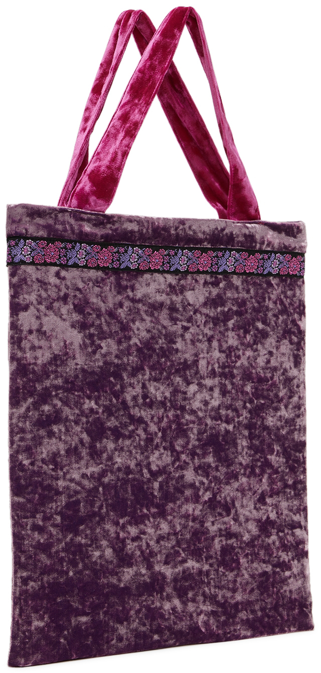 Anna Sui Ssense Exclusive Kids Purple Halloween Tote In Lavender Multi