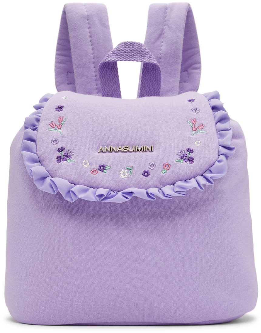 ANNA SUI MINI SSENSE Exclusive Baby Purple Backpack | Smart Closet