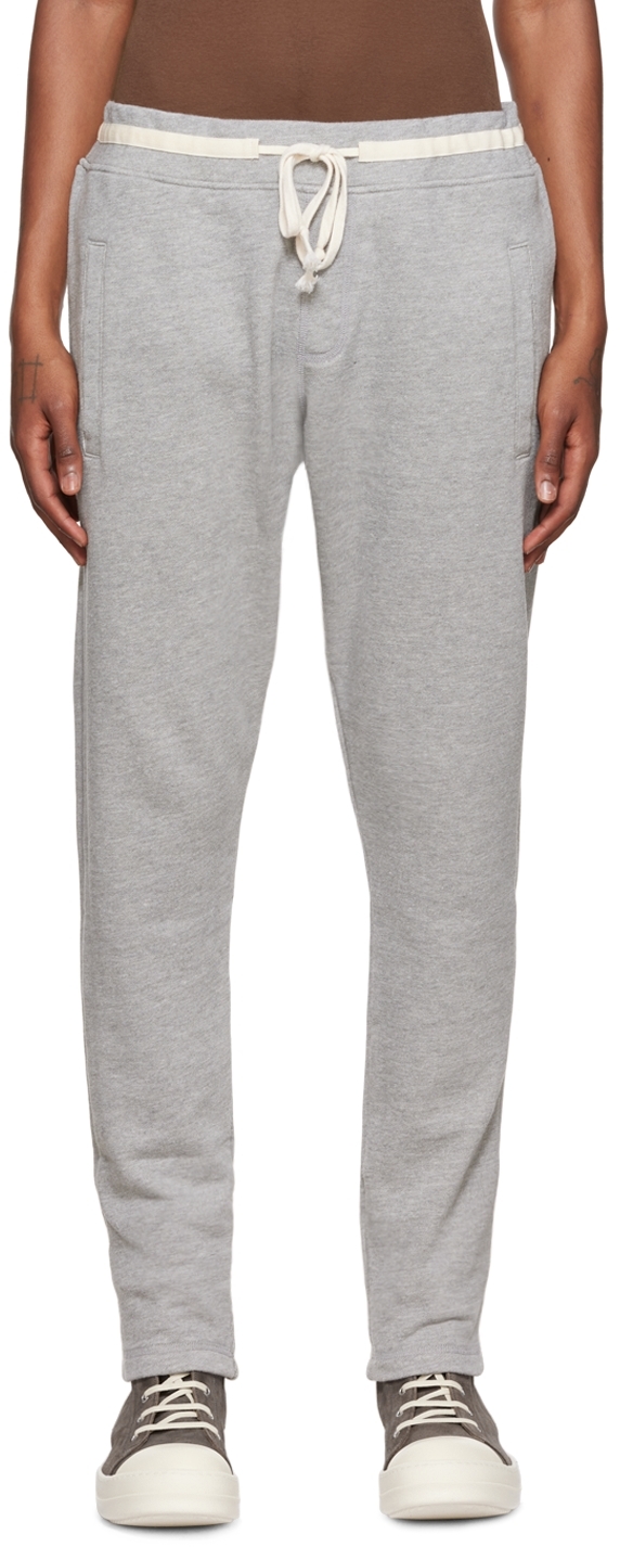 Greg Lauren Gray Basic Lounge Pants In Grey