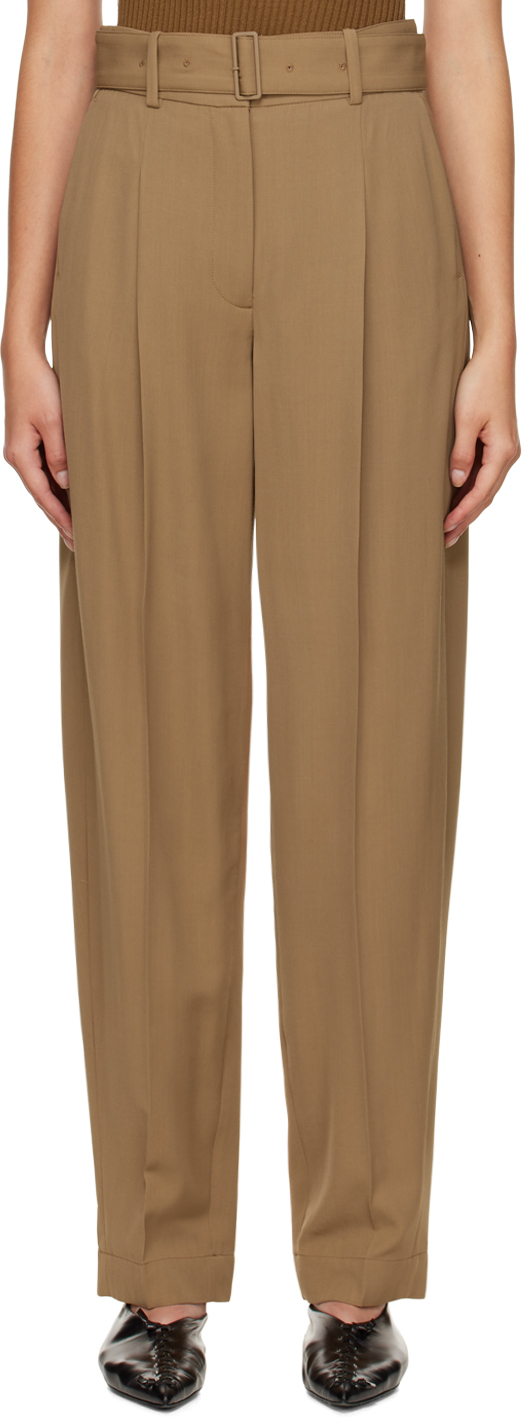 Tan Drew Trousers