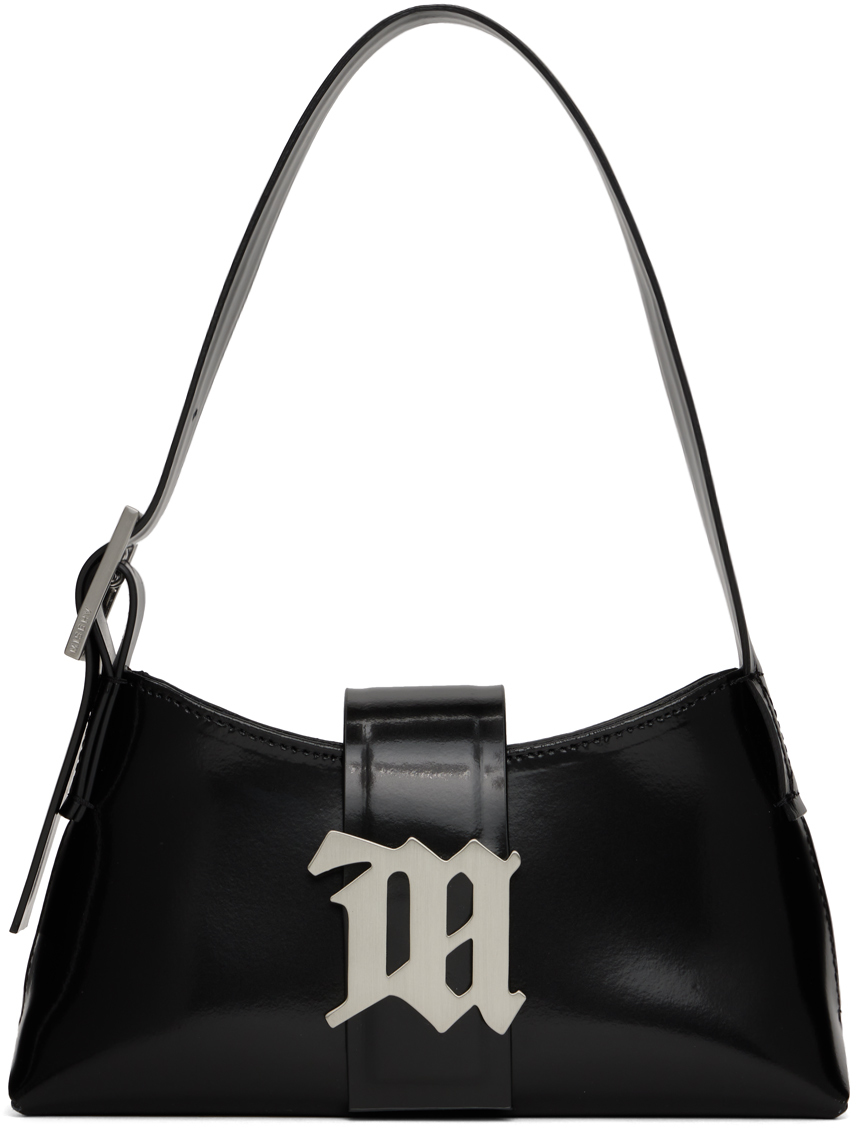 MISBHV: Black Mini Leather Shoulder Bag | SSENSE