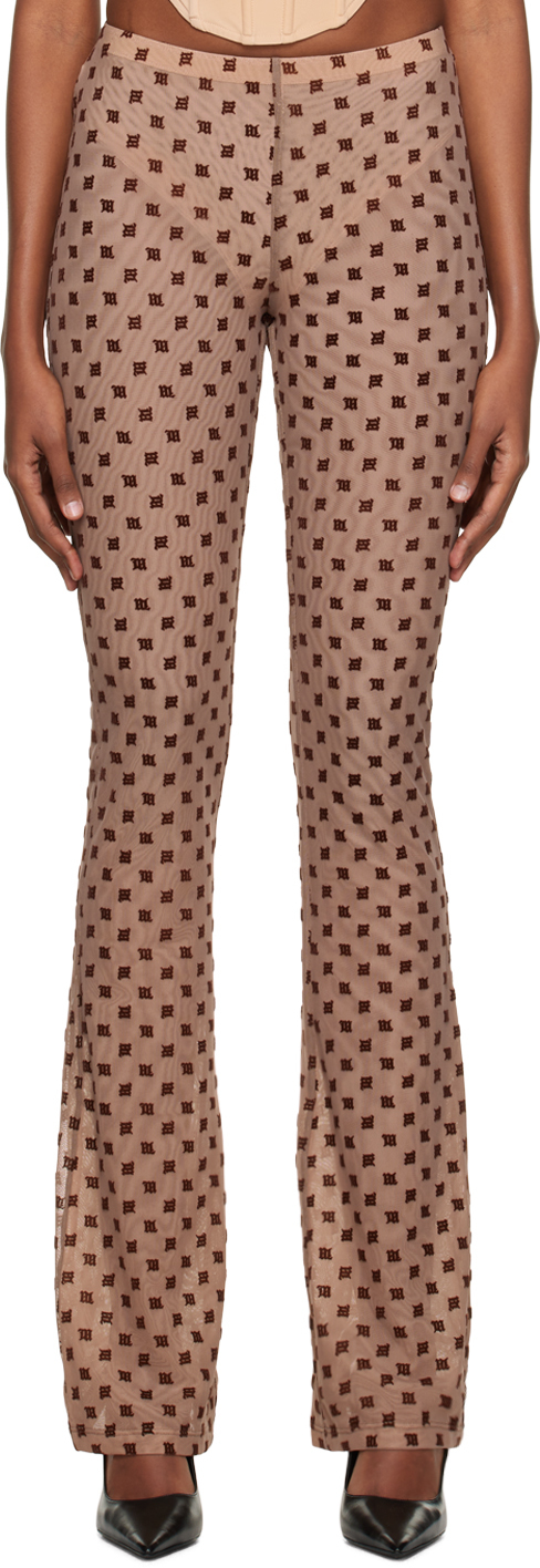 Brown Monogram Trousers