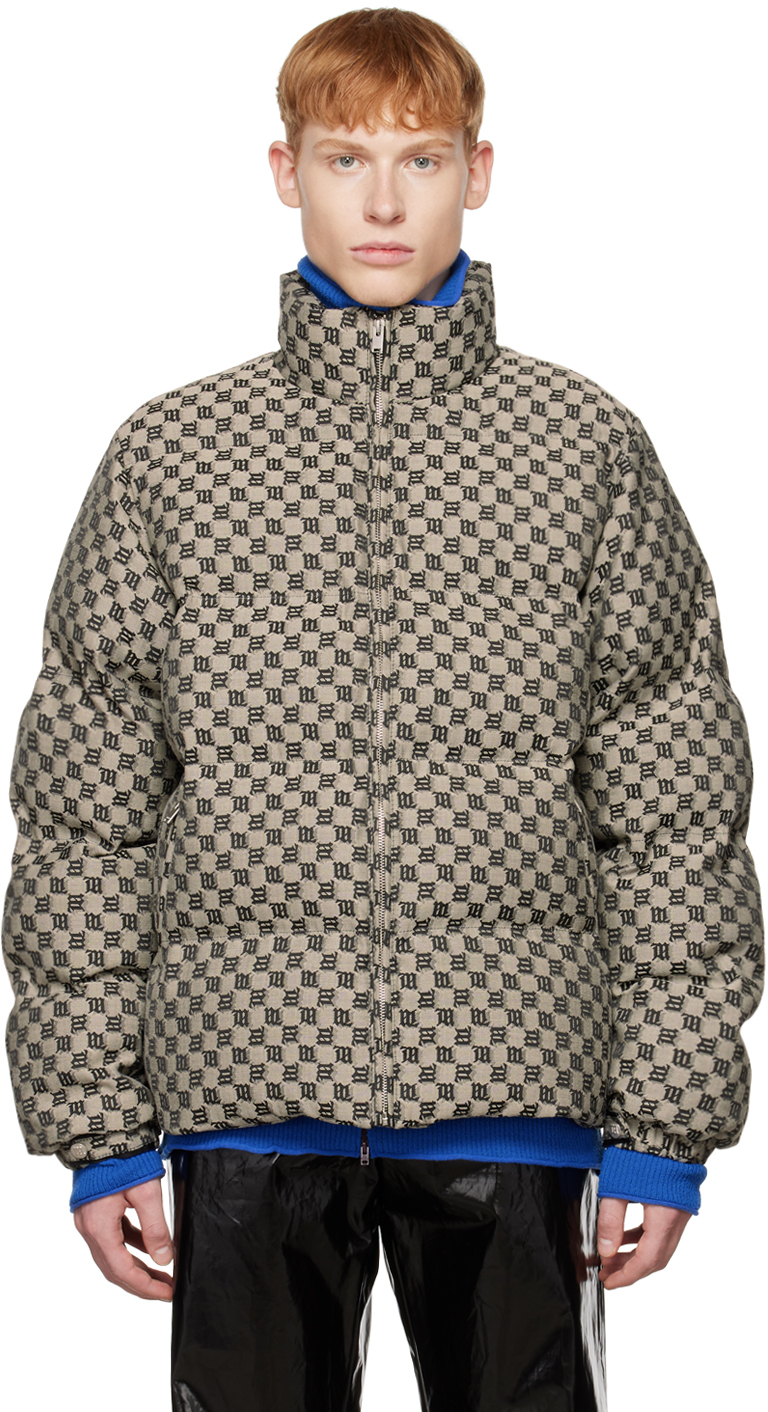 MISBHV Down jacket with monogram, Men's Clothing