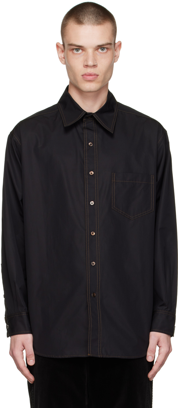 Maiden Name: Black Andy Shirt | SSENSE