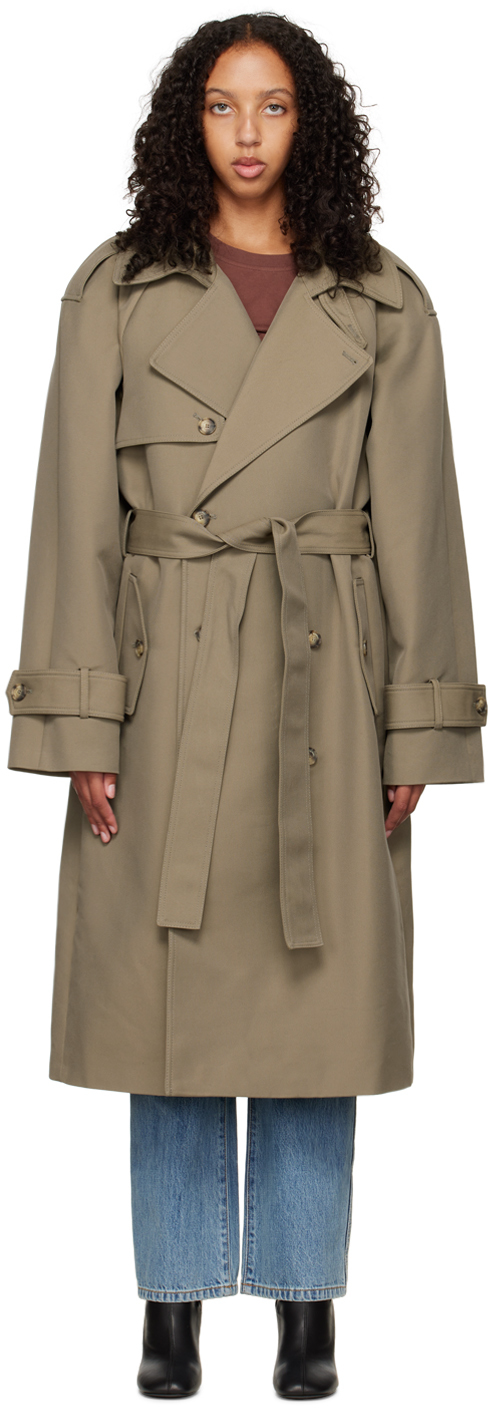 Beige Soria Trench Coat