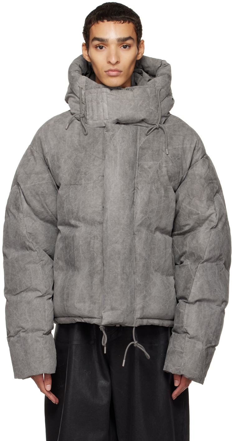 Gray Soa Puffer Down Jacket