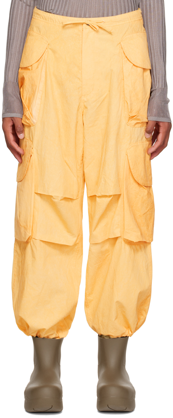 Yellow Gocar Cargo Pants
