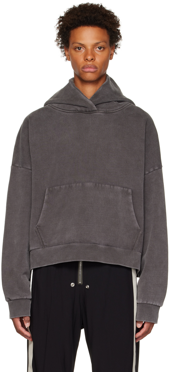 Gray Heavy Hood Hoodie by Entire Studios on Sale