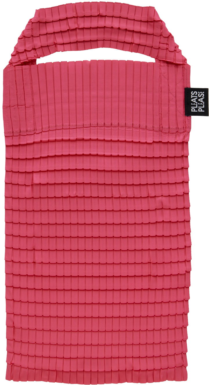 Pleats Please Issey Miyake Pink Daily Pleats Tote