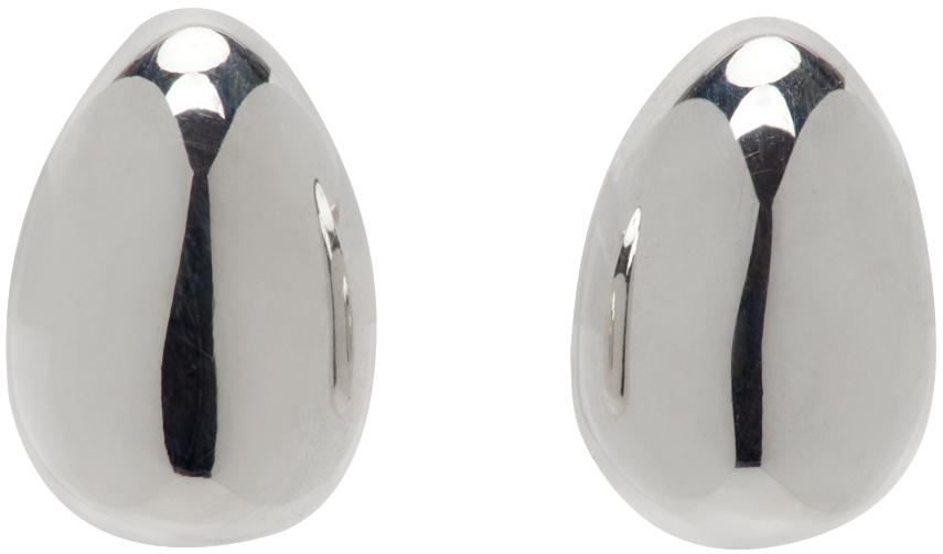 Sophie Buhai Silver Tiny Egg Earrings In Sterling Silver