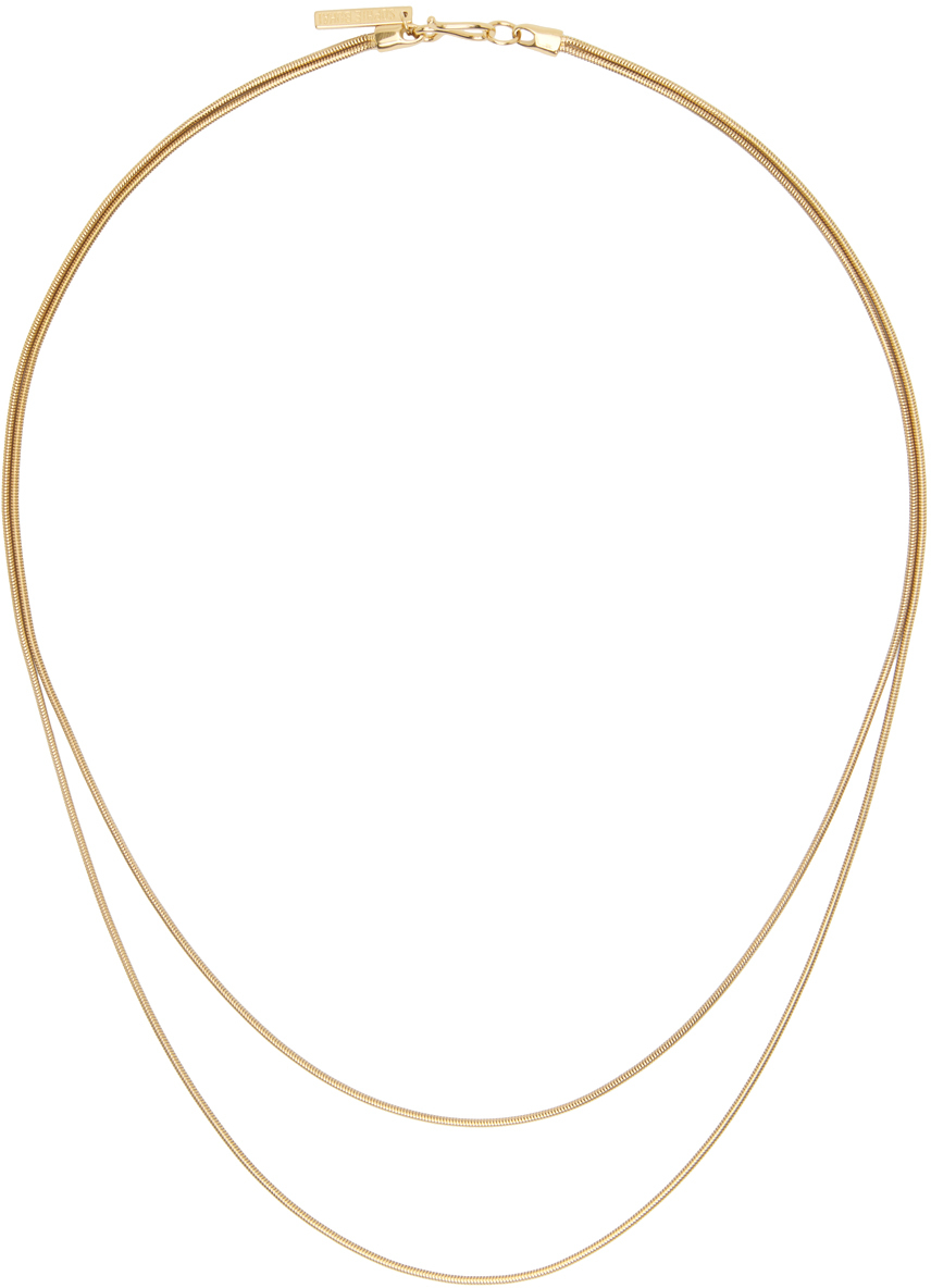 Sophie Buhai: Gold Double Diana Necklace | SSENSE Canada