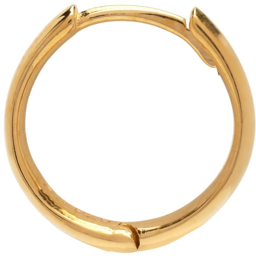 Sophie Buhai Gold Small Hoop Earring In 18k Gold Vermeil