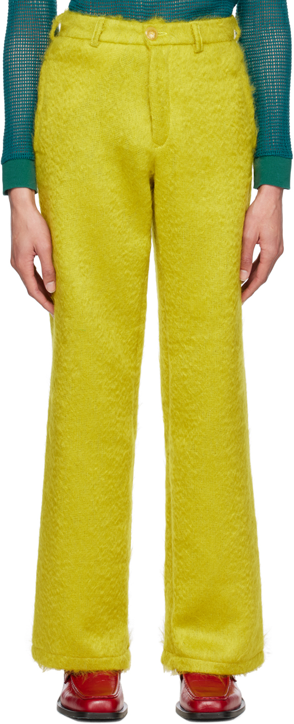 SSENSE Exclusive Yellow Trousers