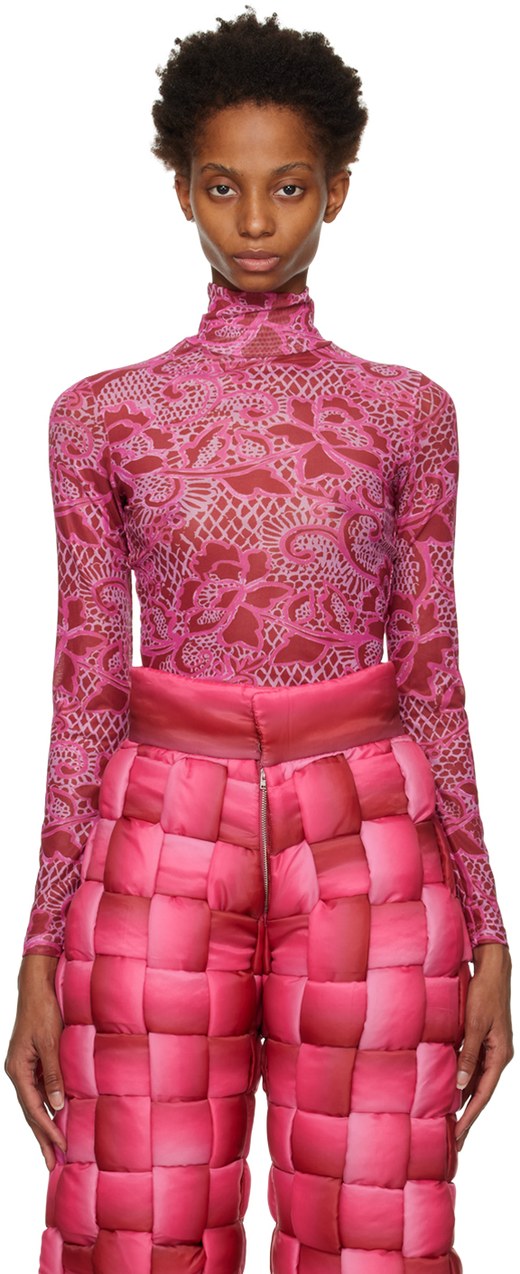 Constança Entrudo SSENSE Exclusive Pink Long Sleeve T-Shirt