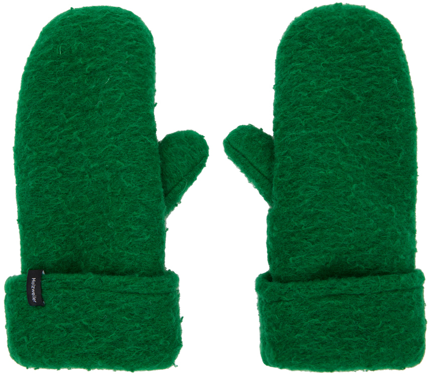 Green Couple Mittens