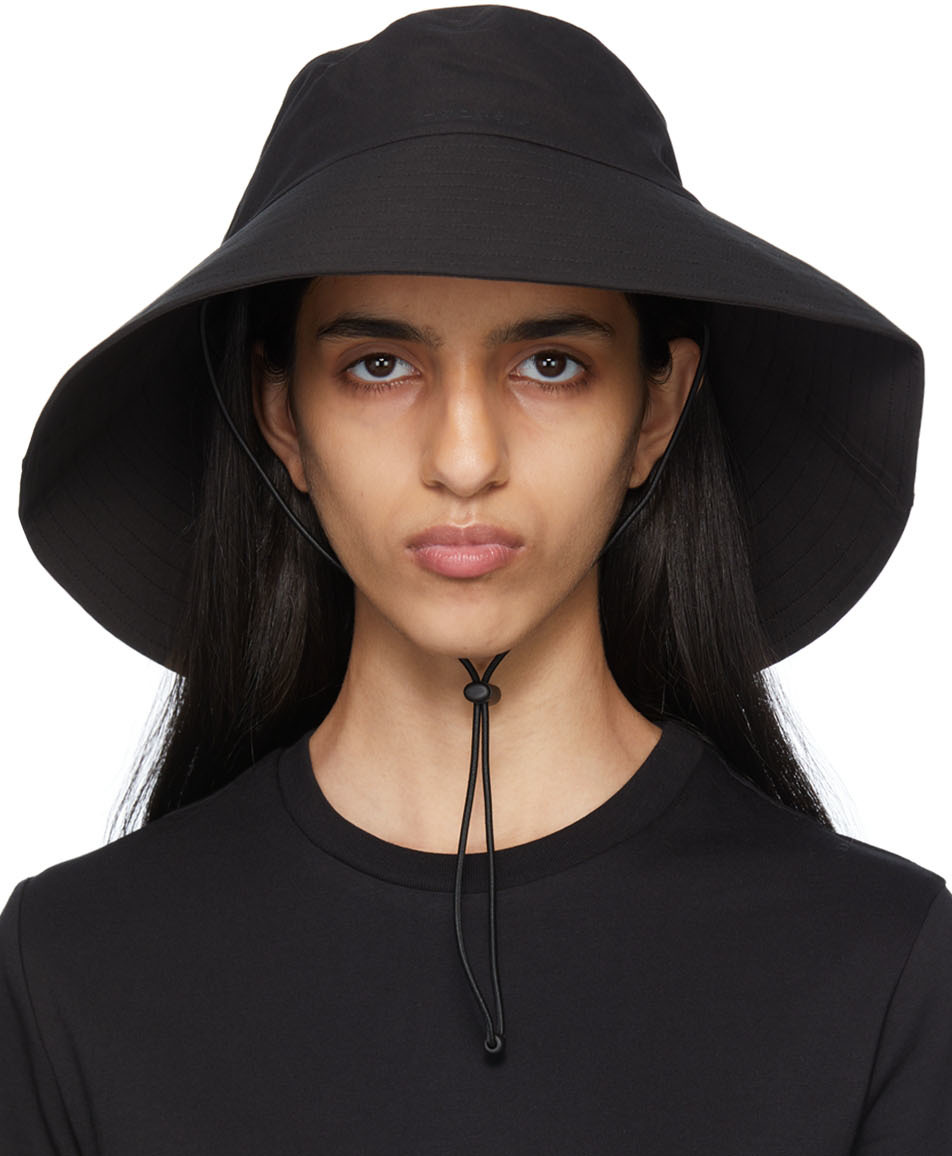 Black Rajah Bucket Hat Ssense Donna Accessori Cappelli e copricapo Cappelli Cappello Bucket 