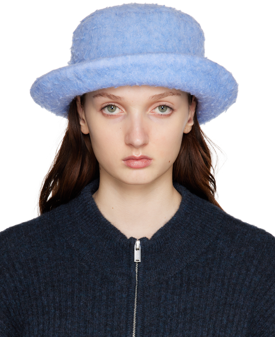 Blue Couple Bucket Hat by Holzweiler on Sale