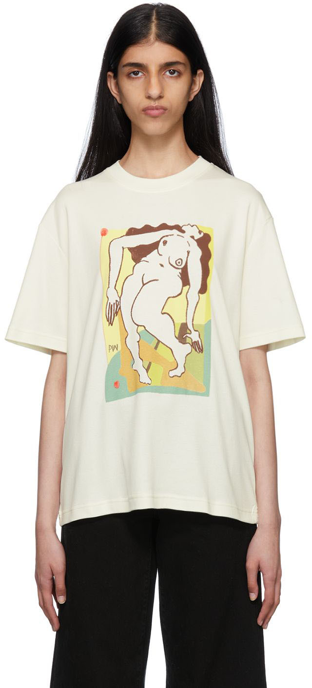 Holzweiler Off-White W. Succulent Movement T-Shirt