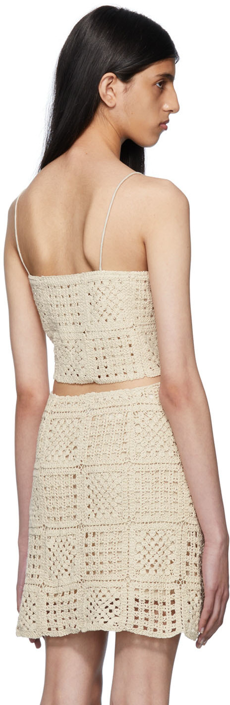 Holzweiler Off-white Britney Tank Top In 1001 Ecru