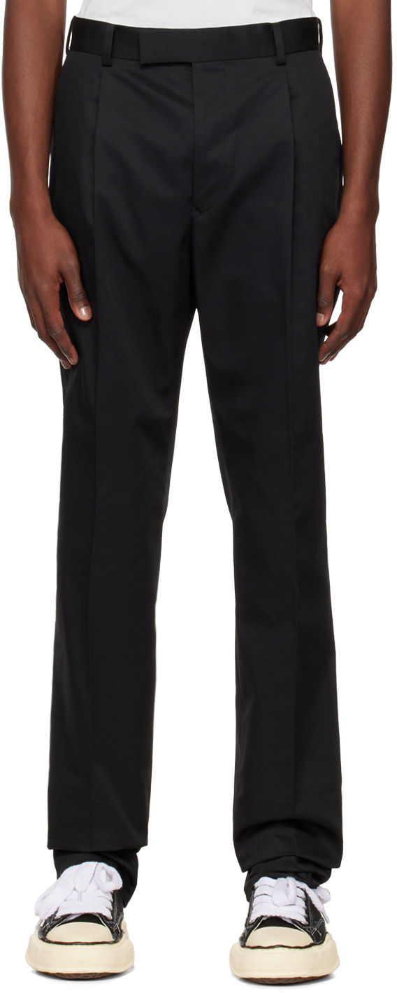 WACKO MARIA Black Pleated Trousers | Smart Closet