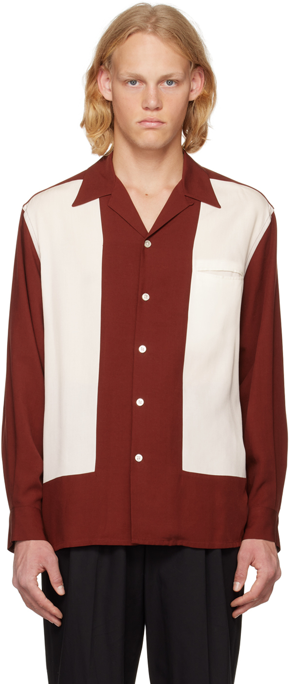 Wacko Maria Burgundy 50s Shirt In D-red | ModeSens