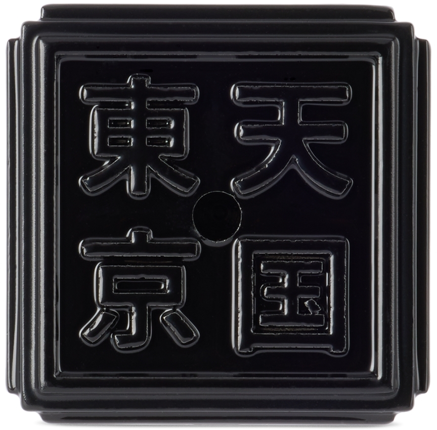 Black '天国東京' Incense Holder by WACKO MARIA on Sale