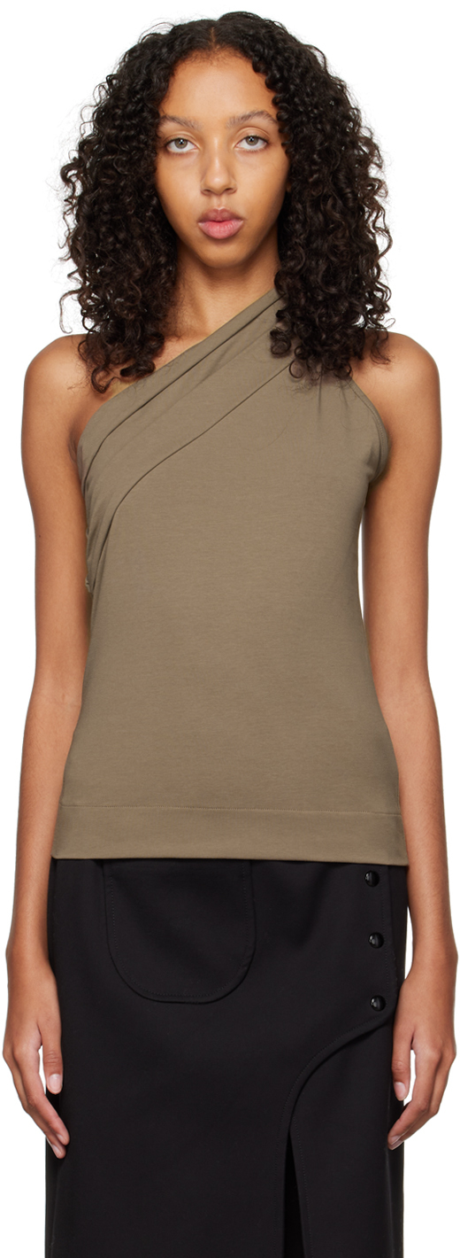 SSENSE Exclusive Taupe Tank Top