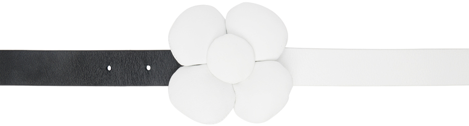 FIDAN NOVRUZOVA White and Black Graphic Belt