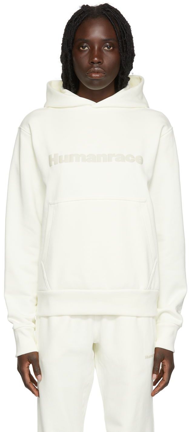 Pórtico Clip mariposa servir adidas x Humanrace by Pharrell Williams: Off-White Humanrace Basics Hoodie  | SSENSE