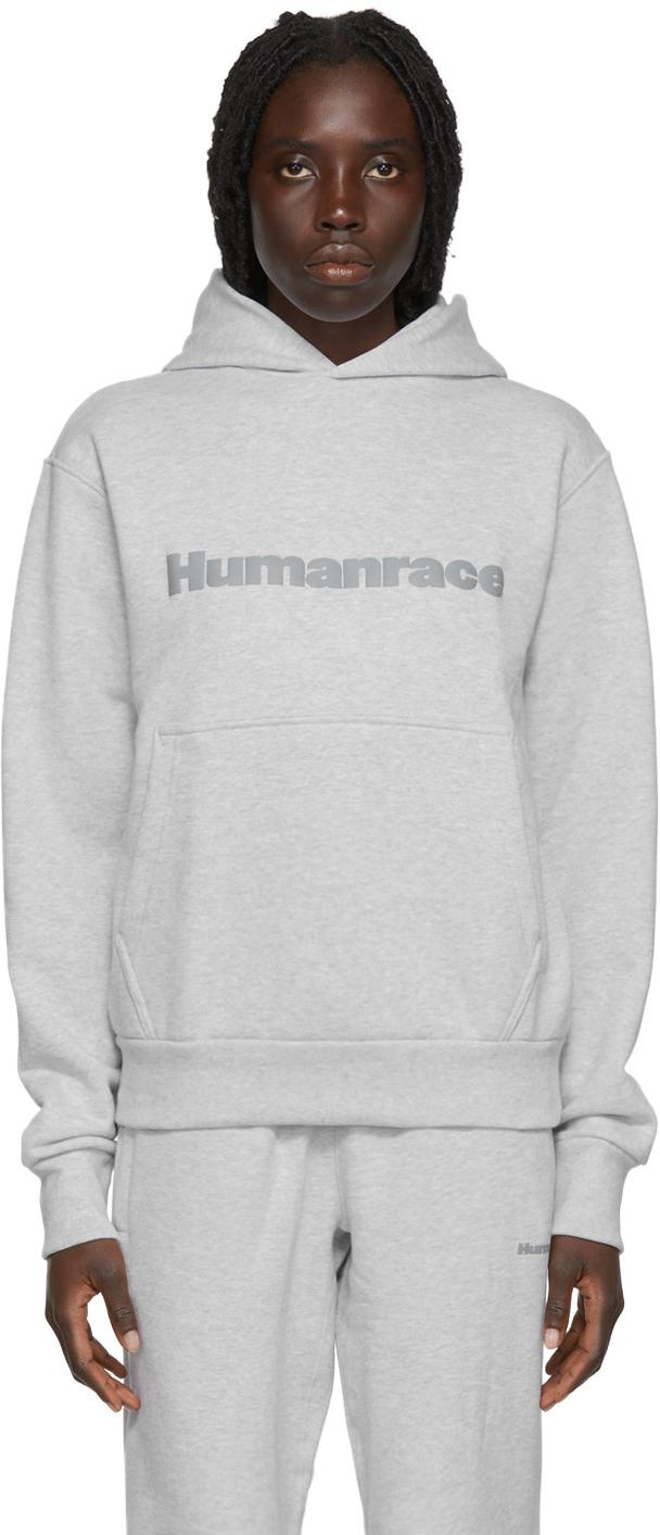 adidas x Humanrace by Pharrell Williams Gray Humanrace Basics Hoodie