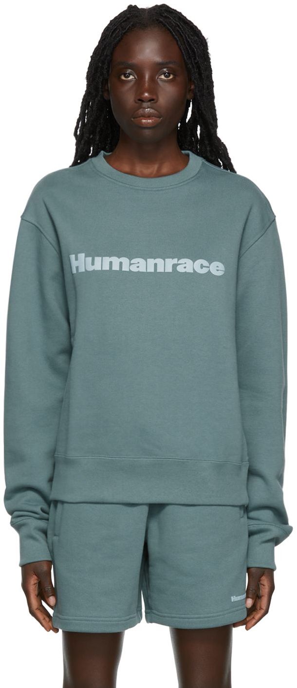 adidas x Humanrace by Pharrell Williams Green Humanrace Basics Sweatshirt