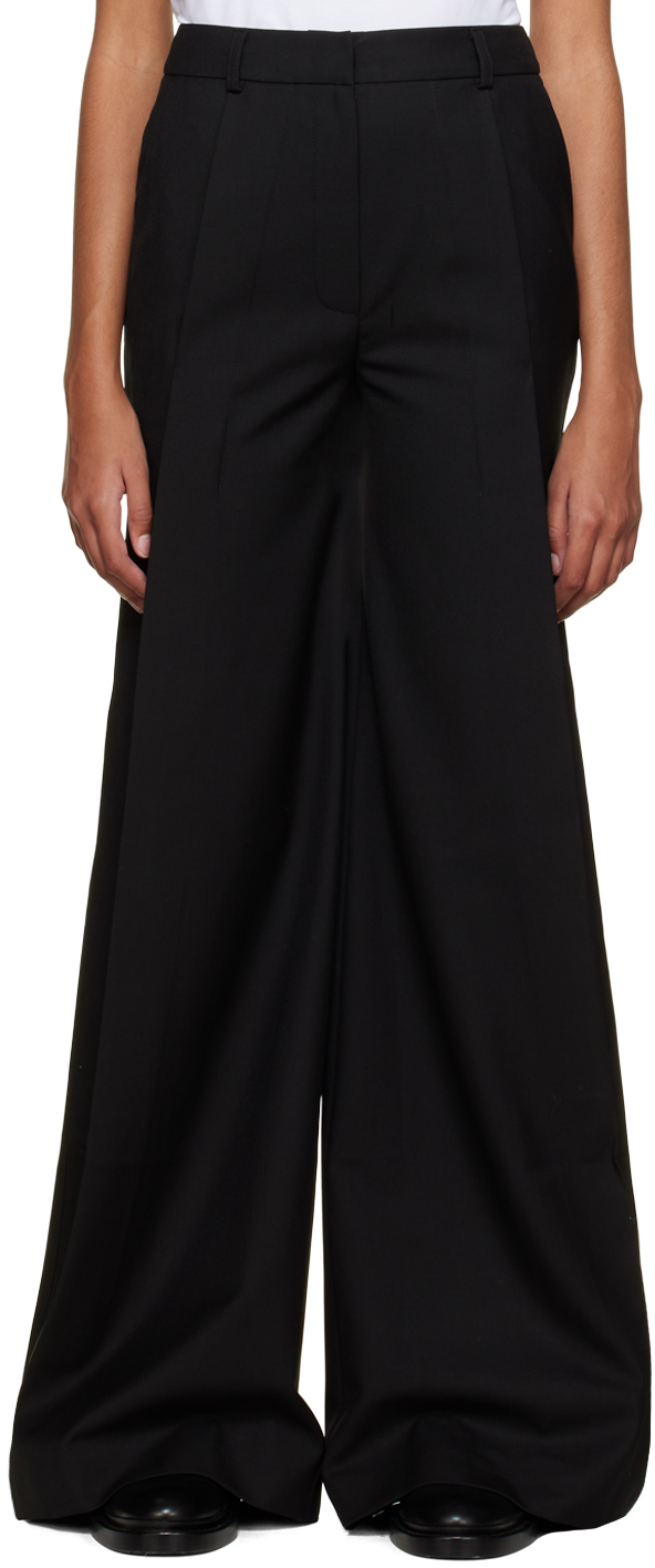 Black Flared Trousers