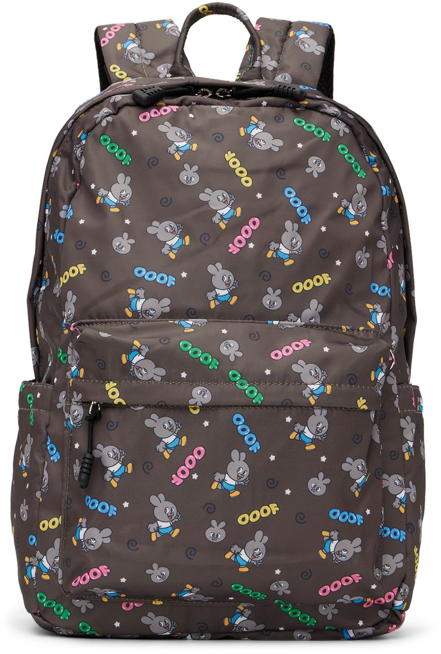 Ssense Accessori Borse Zaini Kids Brown Little Bear Backpack Set 